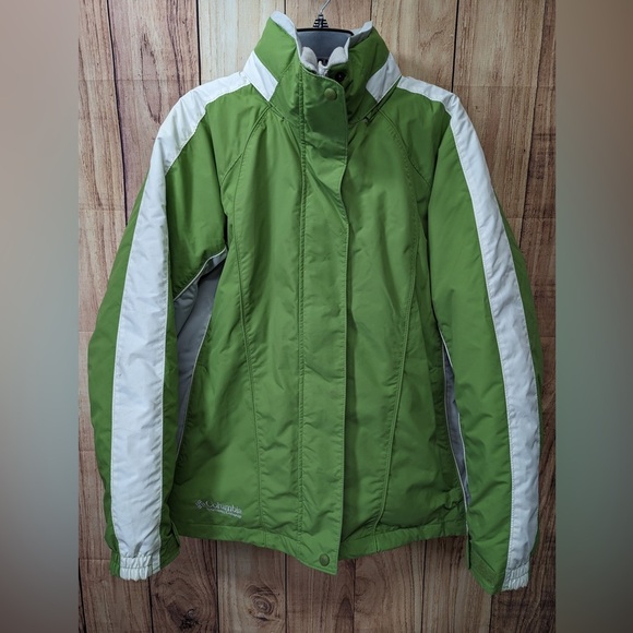 Columbia Jackets & Blazers - Vintage Columbia Sportswear Co. Women's Green 3in 1 Zip Up Winter Coat Size XL